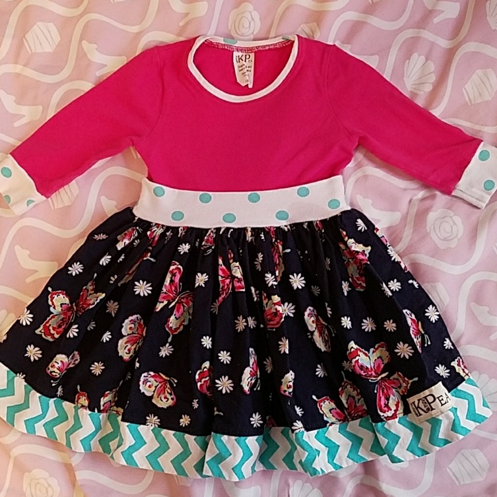 KPea dress and pants outfit